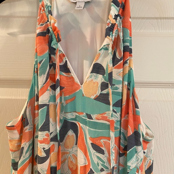 Nine West Maxi Dress with deep ruffle. - Picture 3 of 5